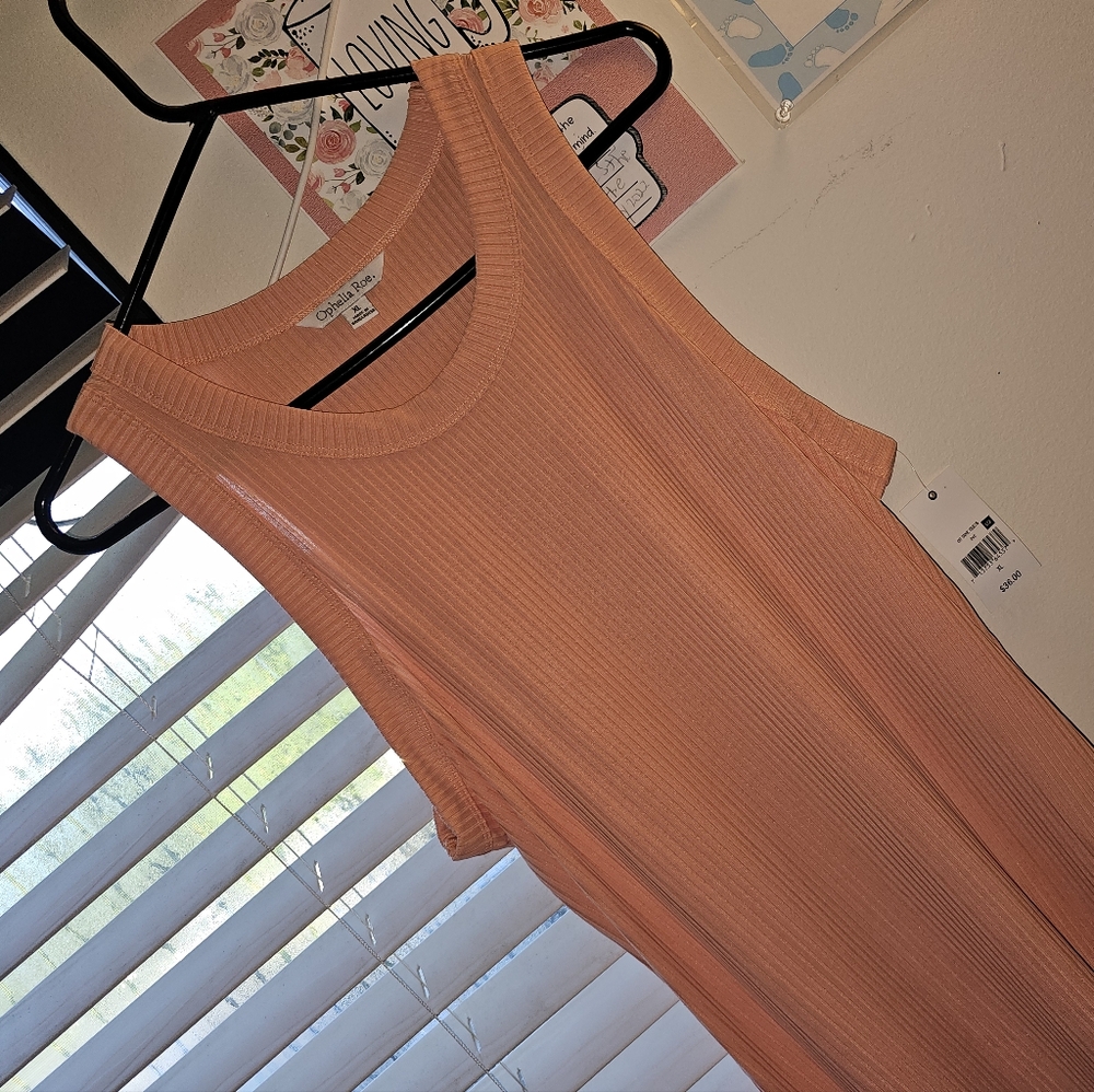 Coral tank dress Women's XL